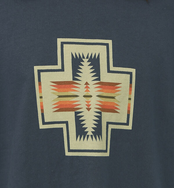 ABAHOUSE「[PENDLETON/ペンドルトン] ネイティブ柄フロントプリント ショートスリ」|Tシャツ・カットソー|