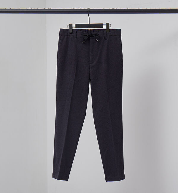 ABAHOUSE「【セットアップ対応】ヘリンボーン ニット スラックス」|スラックス|ネイビー