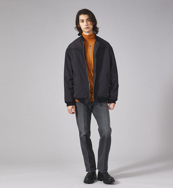 ABAHOUSE「【WEB限定】サイドゴア / サイドジップ /レースアップ / ブラックネオレサ」|ショートブーツ|