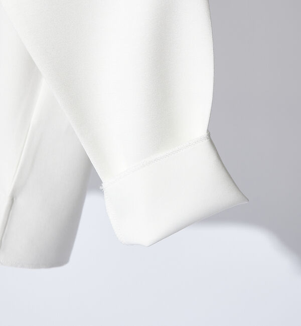 ABAHOUSE「Vネック スキッパー 長袖Tシャツ」|Tシャツ・カットソー|