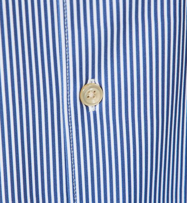 ABAHOUSE「【FLEX SHIRTS】Dry Moment ナロウ ストライプ 長袖 シャツ」|シャツ・ブラウス|