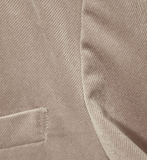 ABAHOUSE「【セットアップ対応/FLEX JACKET】ベロア ツイル & コールプリント」|テーラードジャケット|