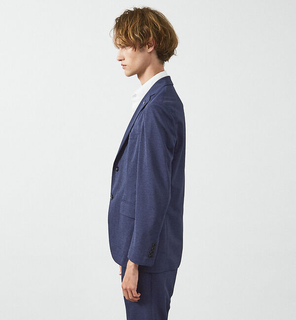 ABAHOUSE「【セットアップ対応/FLEX JACKET】Breeze cool カノコ ジャ」|テーラードジャケット|