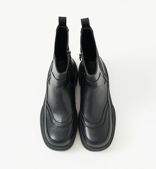 ABAHOUSE「【PAES /ペイズ】LEATER BOOTS AW01/レザーブーツ」|ショートブーツ|