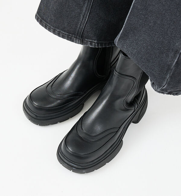 ABAHOUSE「【PAES /ペイズ】LEATER BOOTS AW01/レザーブーツ」|ショートブーツ|