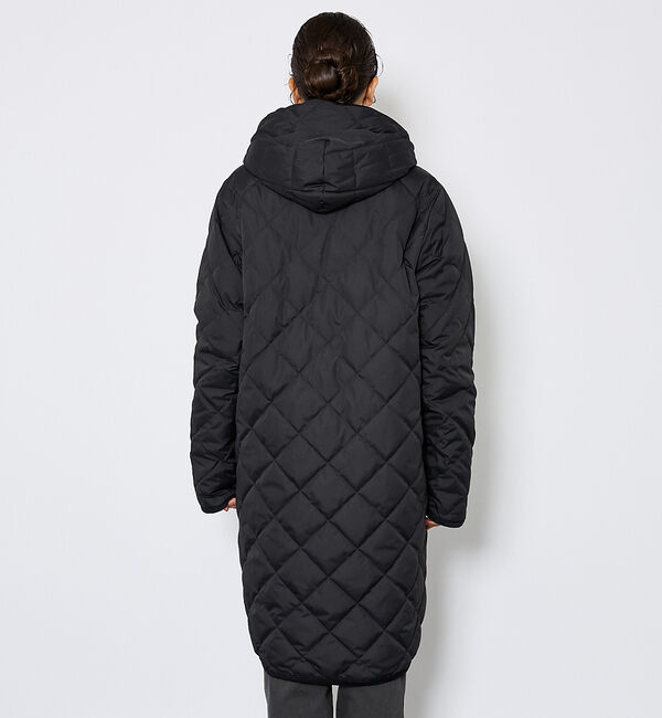 ABAHOUSE「【TAION / タイオン】シティ リバーシブル パイピングフード ダウン&times;ボア」|ダウン|