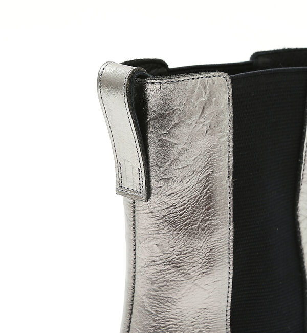 alfredoBANNISTER「スクエアトゥ サイドゴア ホイル ロング レザー ブーツ」|ショートブーツ|