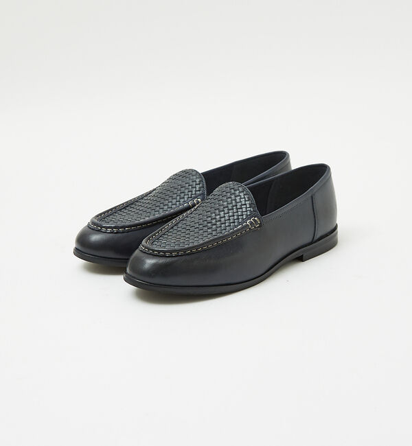 alfredoBANNISTER「レザーメッシュスリッポン」|スニーカー|