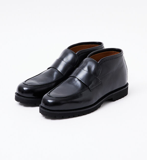 alfredoBANNISTER「【WEB別注】軽量ローファー ブーツ」|ローファー|ブラック