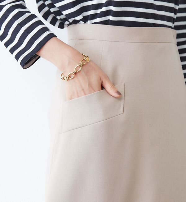 Rouge vif「サキソニーポケット付スカート」|スカート|