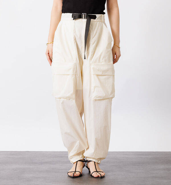 Rouge vif「撥水ナイロンライトジョグパンツ」|カーゴ|