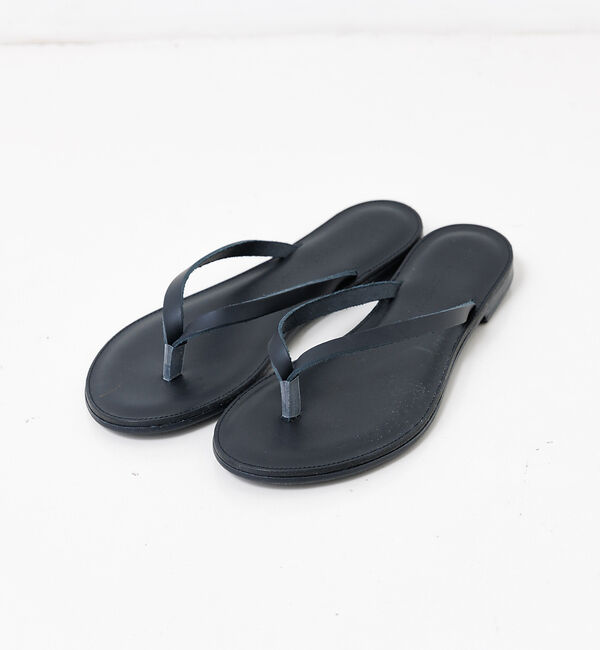 Rouge vif「【NICOLAS LAINAS/ニコラスライナス】レザートングサンダル」|サンダル|