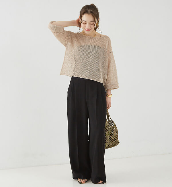 Rouge vif「パット付きベアトップサロペット」|オールインワン|