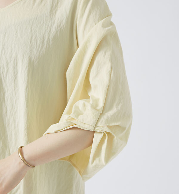 Rouge vif「袖タックブラウス」|シャツ・ブラウス|