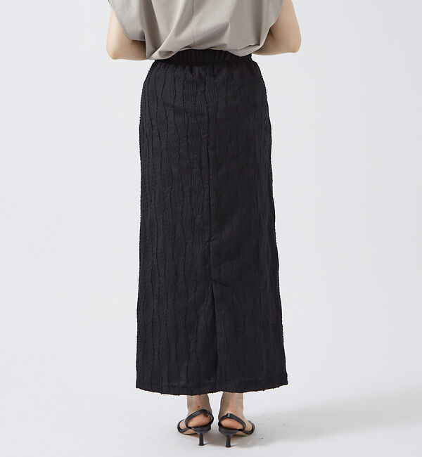 Rouge vif「カットジャガードタイトスリットスカート」|スカート|