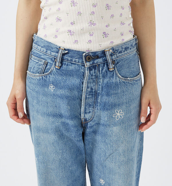 Rouge vif「【KURO/クロ】GRAPHITE INDIGO / ストレートデニム / ダメ」|デニム|