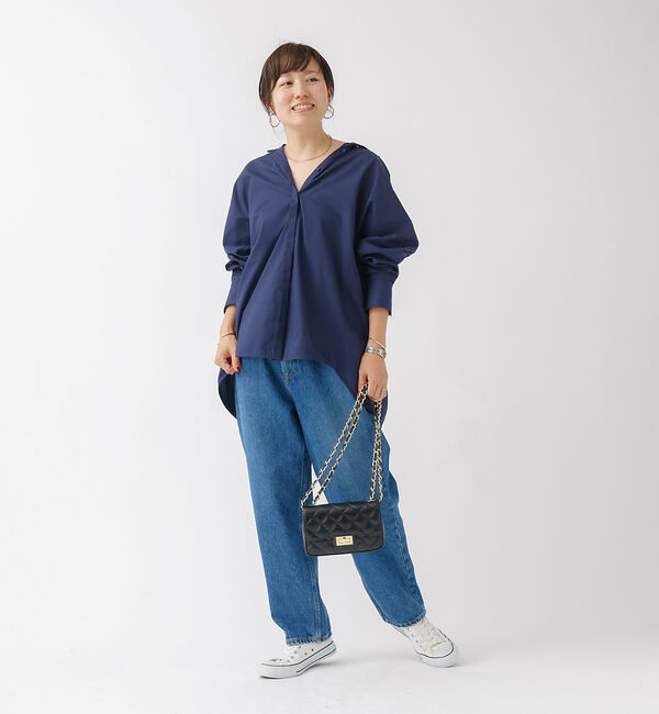 Rouge vif「マチ付きドルマンワイドシャツ」|シャツ・ブラウス|