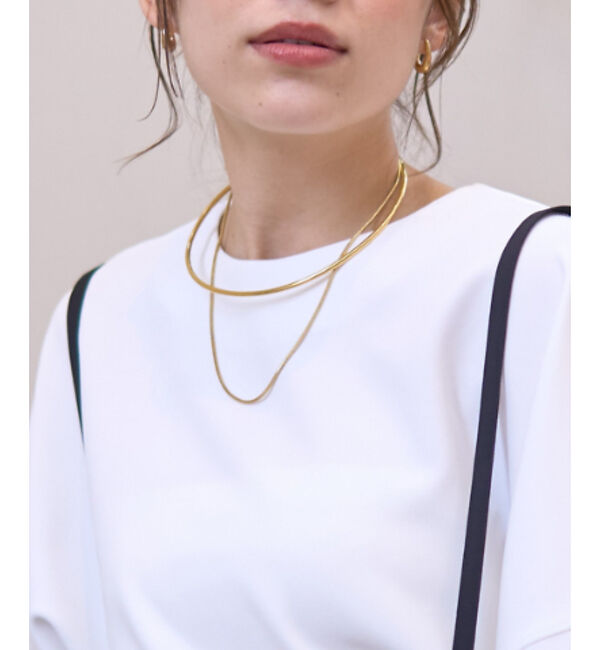 Rouge vif「【ucalypt/ユーカリプト 】別注チェーン付きチョーカー」|ネックレス|