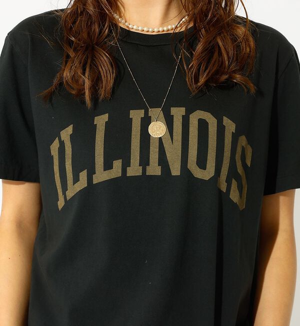 Rouge vif「【REMI RELIEF / レミレリーフ】LW加工T "ILLINOIS" /」|Tシャツ・カットソー|