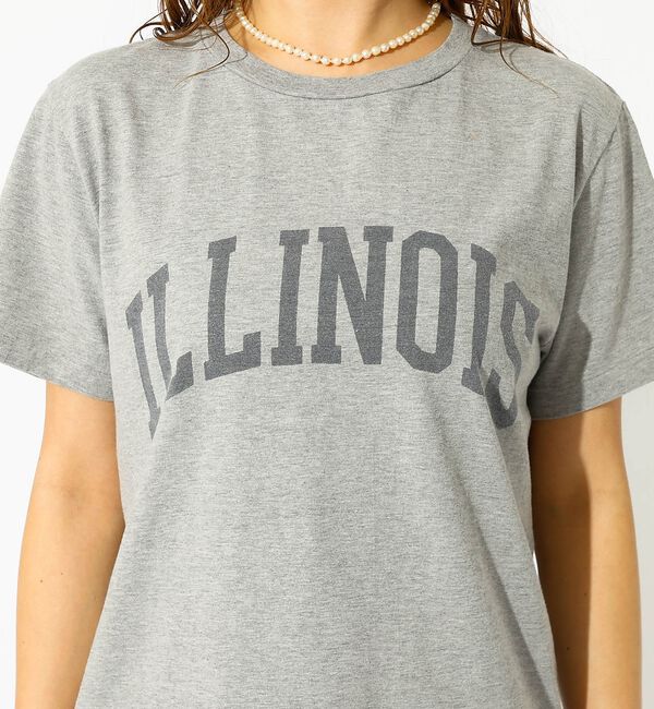 Rouge vif「【REMI RELIEF / レミレリーフ】LW加工T "ILLINOIS" /」|Tシャツ・カットソー|