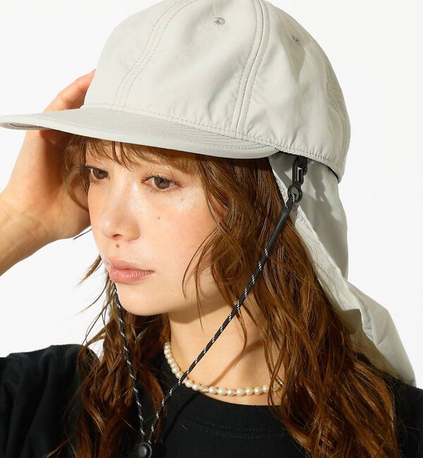 Rouge vif「【RUBEN/ルーベン】ナイロンサンシェードキャップ/NYLON SHADE C」|その他|アイボリー