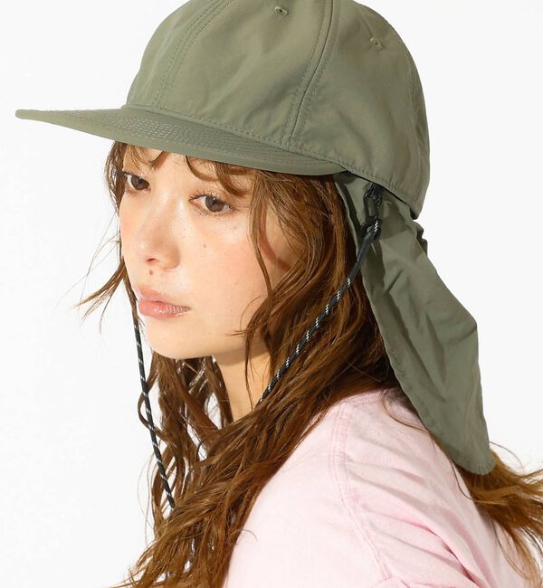 Rouge vif「【RUBEN/ルーベン】ナイロンサンシェードキャップ/NYLON SHADE C」|その他|カーキ