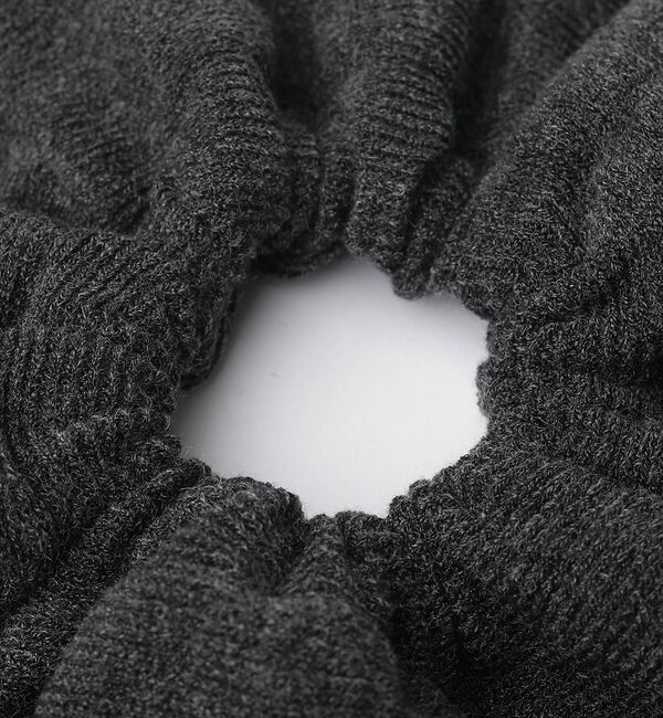 Rouge vif「【heyep／ヘイップ】ニットロゴシュシュ KNIT LOGO SCRUNCHI」|ヘアバンド|