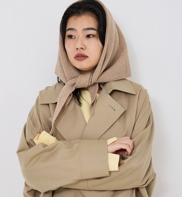 Rouge vif「【WILLIAM BRUNTON/ウィリアム ブラントン】ヘッドスカーフ」|マフラー|