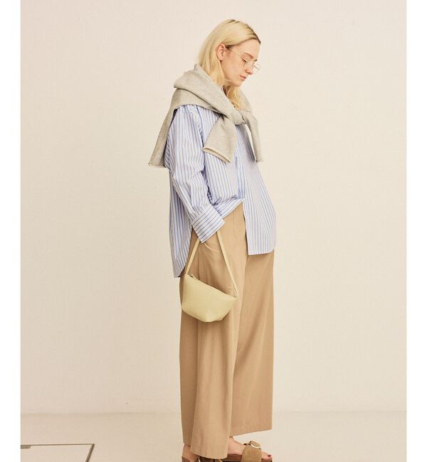 Rouge vif「コットンマルチストライプビッグシャツ」|シャツ・ブラウス|