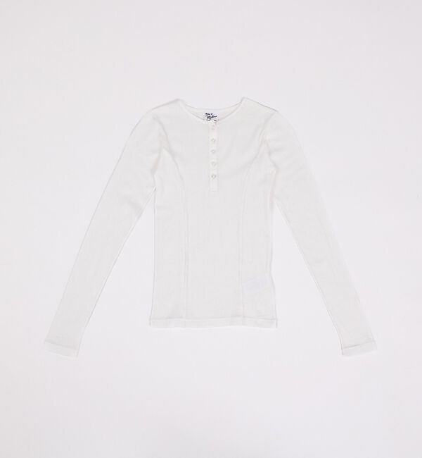 Rouge vif「【MILLER/ミラー】Light Prib Henly L/S Tee / ラ」|Tシャツ・カットソー|オフホワイト