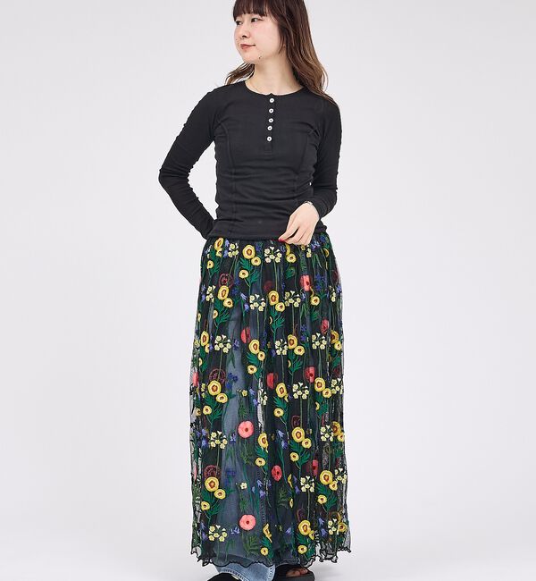 Rouge vif「【MILLER/ミラー】Light Prib Henly L/S Tee / ラ」|Tシャツ・カットソー|