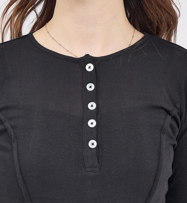 Rouge vif「【MILLER/ミラー】Light Prib Henly L/S Tee / ラ」|Tシャツ・カットソー|