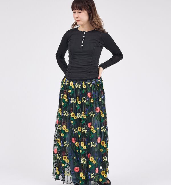 Rouge vif「【MILLER/ミラー】Light Prib Henly L/S Tee / ラ」|Tシャツ・カットソー|