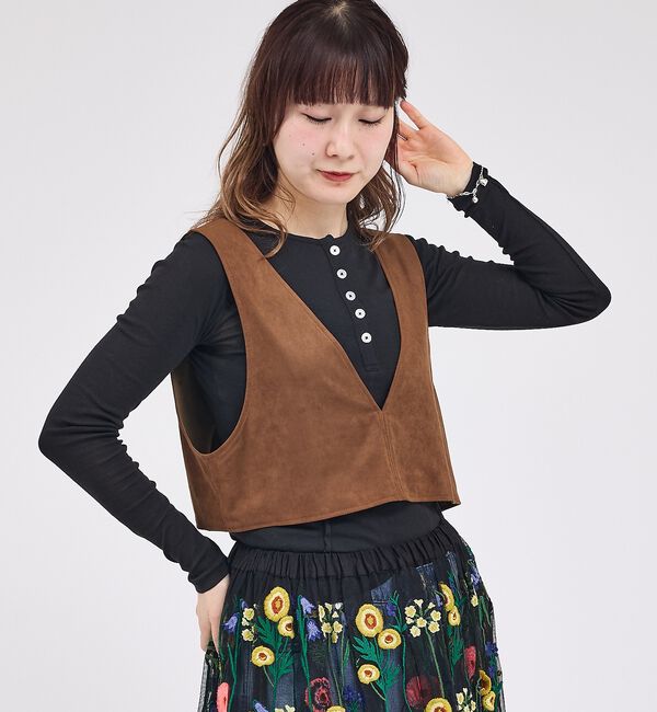 Rouge vif「【MILLER/ミラー】Light Prib Henly L/S Tee / ラ」|Tシャツ・カットソー|