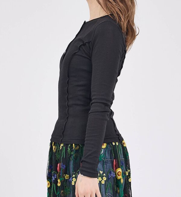 Rouge vif「【MILLER/ミラー】Light Prib Henly L/S Tee / ラ」|Tシャツ・カットソー|