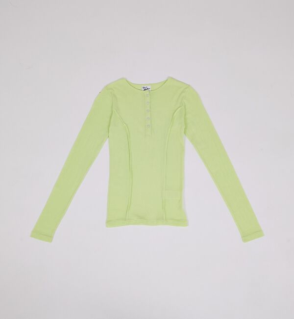 Rouge vif「【MILLER/ミラー】Light Prib Henly L/S Tee / ラ」|Tシャツ・カットソー|ライム