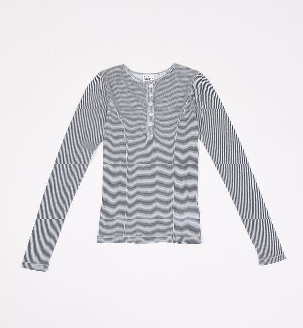 Rouge vif「【MILLER/ミラー】Light Prib Henly L/S Tee / ラ」|Tシャツ・カットソー|