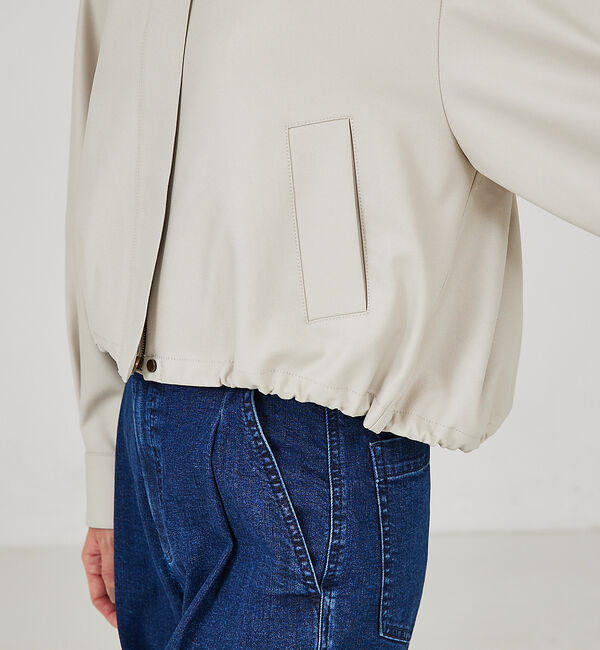 qualite「ショートフォルムブルゾン」|ブルゾン・スタジャン|