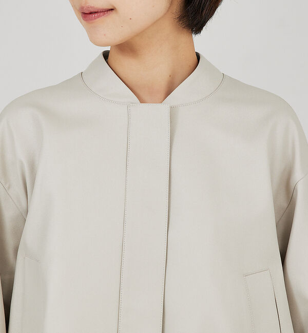 qualite「ショートフォルムブルゾン」|ブルゾン・スタジャン|