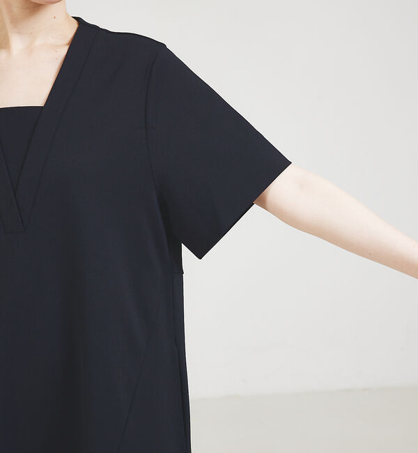 qualite「Vネックマーメイドワンピース」|ワンピース|