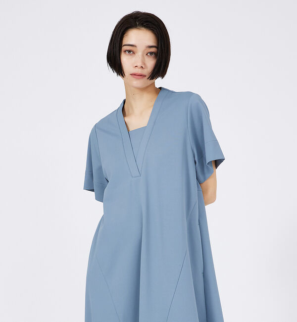 qualite「Vネックマーメイドワンピース」|ワンピース|