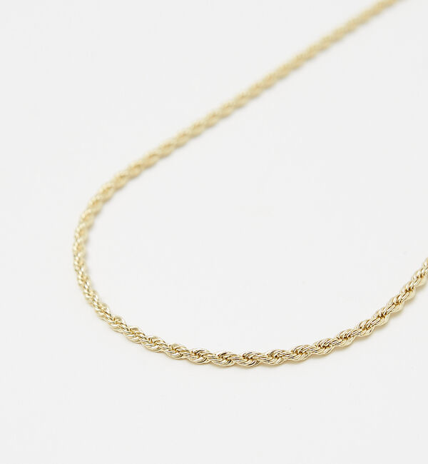 qualite「スクリューチェーンネックレス」|ネックレス|