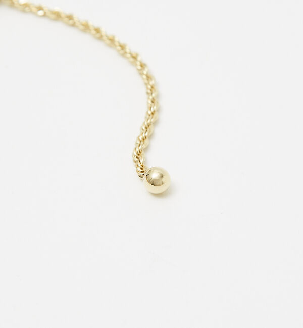 qualite「スクリューチェーンネックレス」|ネックレス|