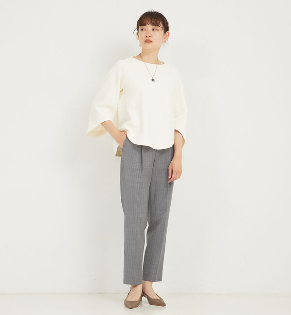 qualite「ウールトロセンタープレスパンツ」|その他|