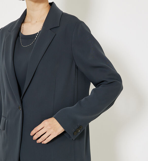 qualite「トルコサテンジャケット」|テーラードジャケット|