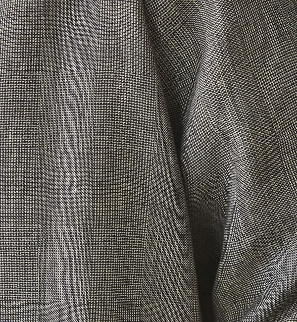 qualite「ラメリネンフォルムブルゾン」|ブルゾン・スタジャン|