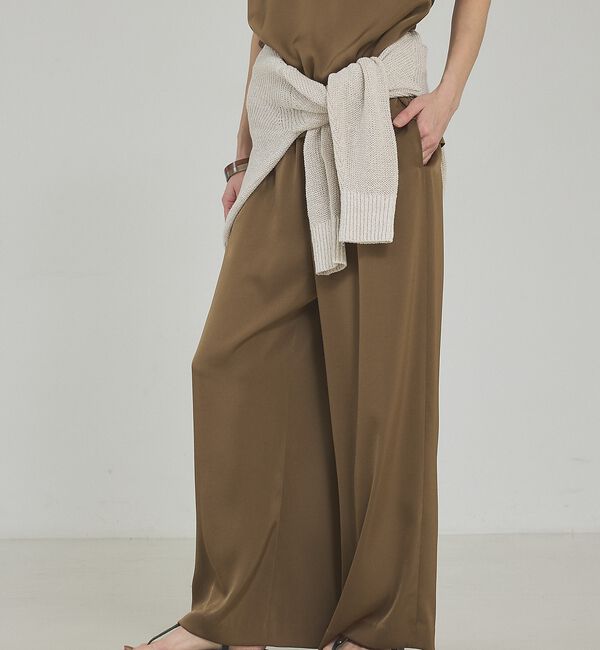 qualite「【接触冷感＆吸水速乾】クールサテンパンツ/セットアップ対応【予約】」|その他|