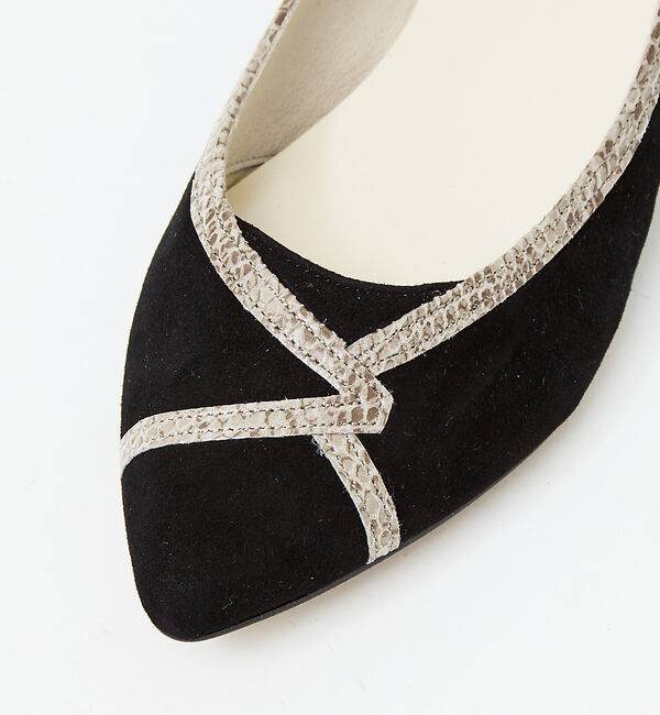 AU BANNISTER「ボロネーゼ ポインテッド フラット パンプス」|パンプス|