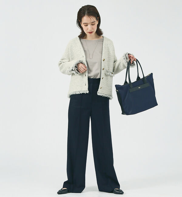 AU BANNISTER「パイピングデザインフラットパンプス」|パンプス|