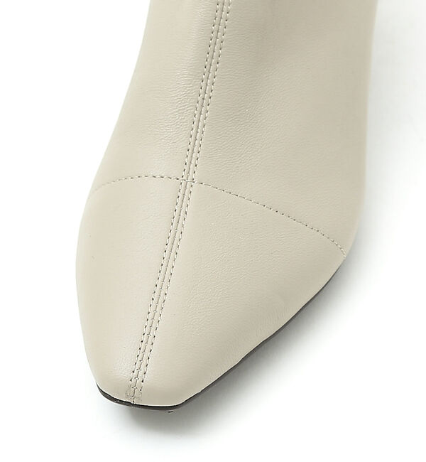 AU BANNISTER「【最高ブーツ/ 5cmヒール】ストレッチショートブーツ」|ショートブーツ|